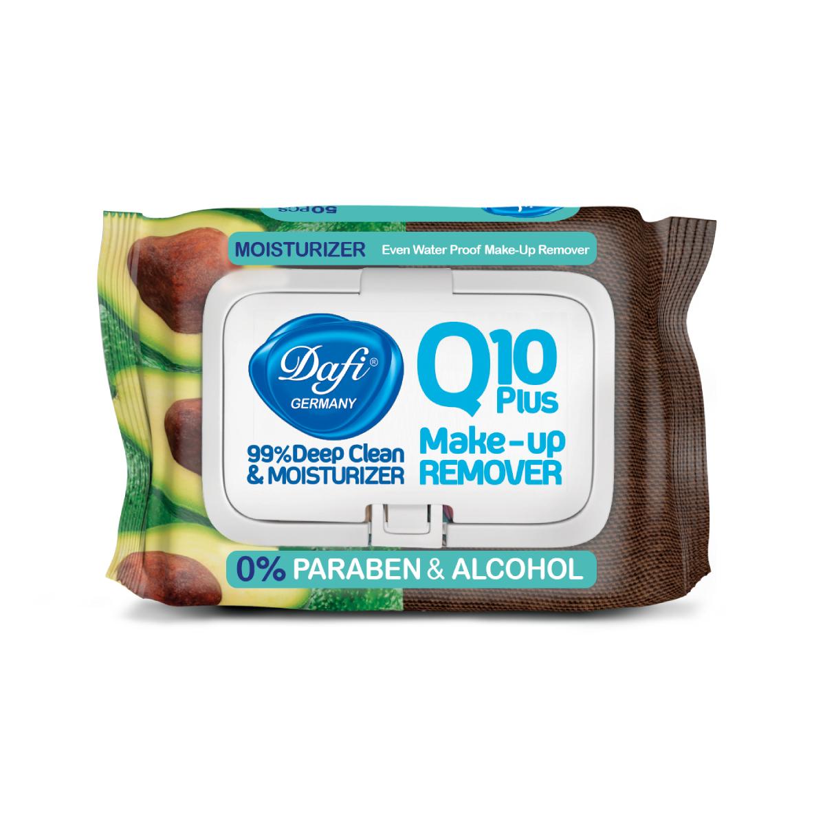 Dafi Q10 Moisturizer Makeup Remover Wet Wipes